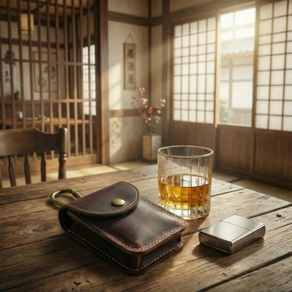 本革シガレットケースOEM｜Zippo収納・ロングサイズ対応 | EveRole